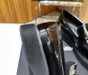 Мужские кожаные лоферы Dolce & Gabbana 2024 черные глянцевые с буквами