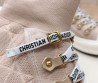 Женские высокие текстильные кеды Christian Dior 2024 бежевые