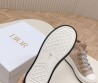 Женские высокие текстильные кеды Christian Dior 2024 бежевые