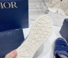 Женские комбинированные кеды Christian Dior 2024 синие с голубым