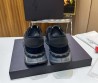 Мужские комбинированные кроссовки Valentino 2024 черные