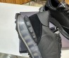 Мужские комбинированные кроссовки Valentino 2024 черные
