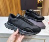 Мужские комбинированные кроссовки Valentino 2024 черные