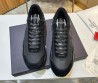 Мужские комбинированные кроссовки Valentino 2024 черные