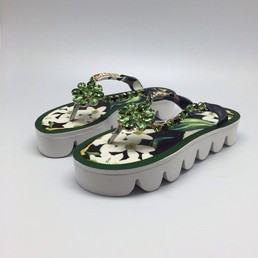 Шлепанцы Dolce&Gabbana Green