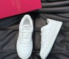 Мужские кожаные кроссовки Valentino 2024 белые