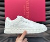 Мужские кожаные кроссовки Valentino 2024 белые