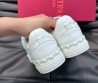 Мужские кожаные кроссовки Valentino 2024 белые