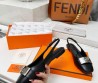 Женские кожаные туфли Hermes 2024 черные с пряжкой с палладиевым покрытием