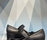 Женские кожаные туфли Miu Miu 2024 черные с бантиком