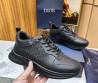 Мужские кожаные кроссовки Christian Dior 2024 черные