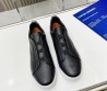 Мужские кожаные кеды Ermenegildo Zegna 2024 черные
