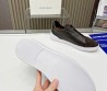 Мужские комбинированные кеды Ermenegildo Zegna 2024 коричневые