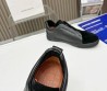 Мужские комбинированные кеды Ermenegildo Zegna 2024 черные с черной подошвой