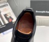 Мужские комбинированные кеды Ermenegildo Zegna 2024 черные с белой подошвой