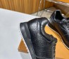 Мужские кожаные кроссовки Louis Vuitton 2024 черные под рептилию