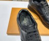 Мужские кожаные кроссовки Louis Vuitton 2024 черные