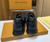 Мужские кожаные кроссовки Louis Vuitton 2024 черные