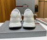 Мужские кожаные кроссовки Prada 2024 белые с вставкой под рептилию