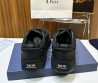 Мужские комбинированные кроссовки Christian Dior 2024 черные с вышивкой