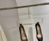 Женские комбинированные туфли Chanel 2024 черные каблук 6,5 см