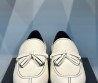 Женские кожаные лоферы Chanel 2024 белые с кисточками