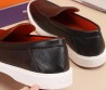 Мужские кожаные лоферы Santoni 2024 темно-коричневые