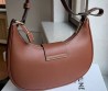 Женская кожаная сумка Celine 2024 коричневая с логотипом
