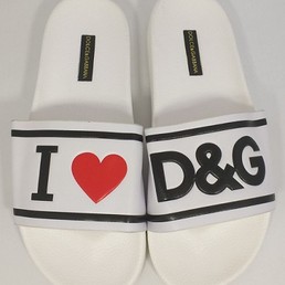 Шлепанцы Dolce&Gabbana белые
