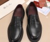 Мужские кожаные лоферы Loro Piana Travis 2024 черные