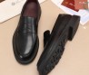 Мужские кожаные лоферы Loro Piana Travis 2024 черные