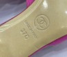 Текстильные босоножки Chanel 2024 розовые
