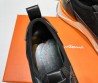 Мужские комбинированные кроссовки Santoni 2024 черные