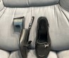 Женские кожаные туфли Hermes 2024 черные