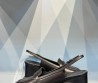 Женские кожаные туфли Hermes 2024 черные