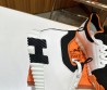 Мужские комбинированные кроссовки Hermes 2024 белые с черным