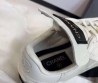 Женские кожаные кроссовки Chanel 2024 белые с прострочкой