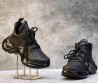 Женские кожаные кроссовки Louis Vuitton 2024 Archlight черные