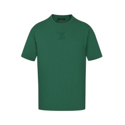 Мужская футболка Louis Vuitton 2024 зеленая с логотипом