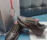 Мужские текстильные кроссовки Prada 2024 черные