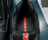 Мужские текстильные кроссовки Prada 2024 черные