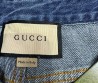 Женские джинсы Gucci 2024 синие прямые