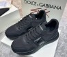 Мужские комбинированные кроссовки Dolce & Gabbana 2024 черные