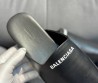 Мужские кожаные мюли Balenciaga 2024 черные