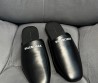 Мужские кожаные мюли Balenciaga 2024 черные