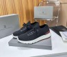Мужские текстильные кроссовки Brunello Cucinelli 2024 черные