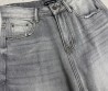 Женские джинсы Balenciaga 2024 серые с потертостями