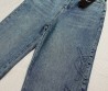 Женские джинсы Saint Laurent 2024 голубые с логотипом