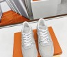Женские текстильные кроссовки Louis Vuitton 2024 Neo Run серые с монограммой