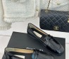 Женские кожаные лоферы Chanel 2024 черные лаковые
